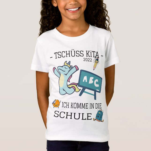 Einschulung oder Kita abschluss T-Shirt (Framsida)