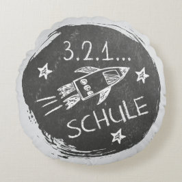 Einschulung - Schulanfang - Rakete auf Tafel | Rund Kudde