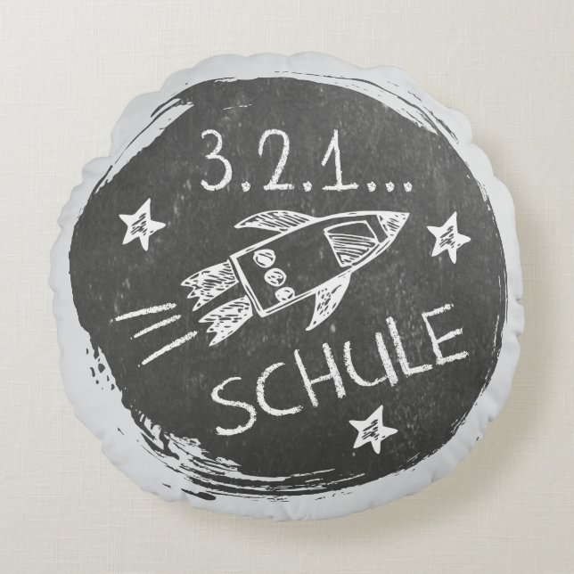 Einschulung - Schulanfang - Rakete auf Tafel | Rund Kudde (Framsidan)