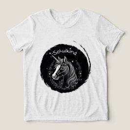 Einschulung - Schulkind - Einhorn mit Sternchen | T Shirt