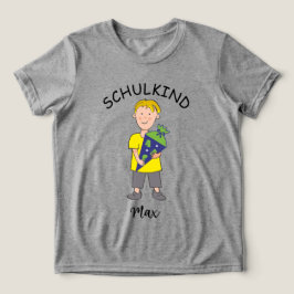 Einschulung Schulkind - Junge mit Schultüte 1 | T Shirt