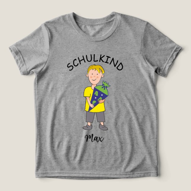 Einschulung Schulkind - Junge mit Schultüte 1 | T Shirt (Design Framsida)