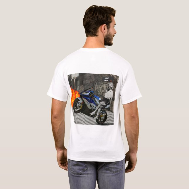 Einstein Borta Vild T Shirt (Hel baksida)