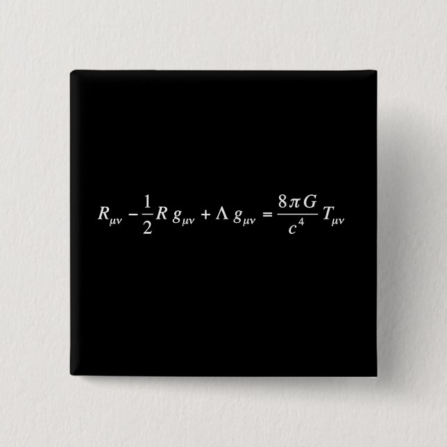Einstein fält ekvation of general relatiativitativ knapp (Framsida)