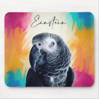 Einstein Parrot Mouse Pad Musmatta