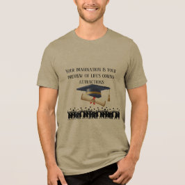 Einsteins examensmotto oliv t shirt