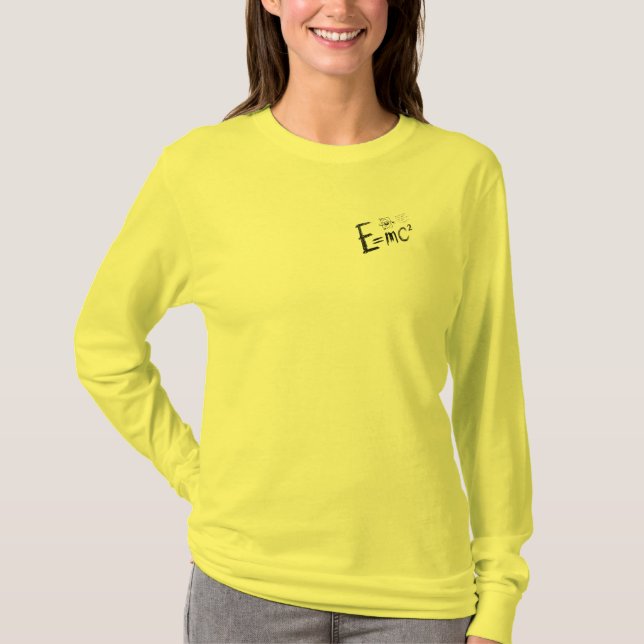 Einsteins relativitetsteori. Formel T Shirt (Framsida)