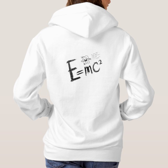 Einsteins relativitetsteori. Formel T Shirt (Baksida)