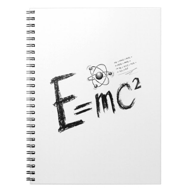  Einstein's Theory of Relativity. Formula Anteckningsbok (Framsidan)