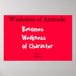 Einstien-citat Poster