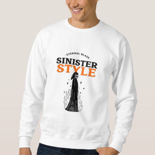 Einternal Blaze - Sinister Stil Lång Ärmad Tröja (Framsida)