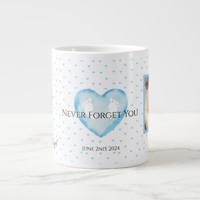 EInternal Hearts-Angel Baby Memorial Photo Mugg 20 Jumbo Mugg (Framsidan)