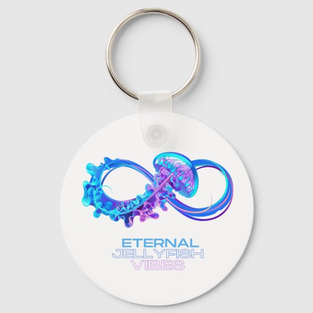 EInternal Jellyfish Vibes Nyckelring (Framsida)