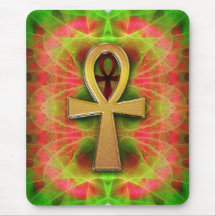 EInternal Life Ankh Psychedelic Buzz Mousepad
