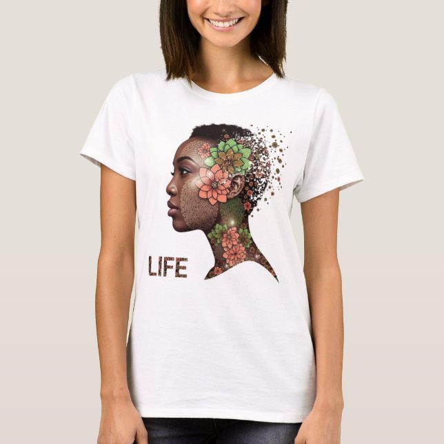 EInternal_Life_Blossoming_Identity. T Shirt (Framsida)