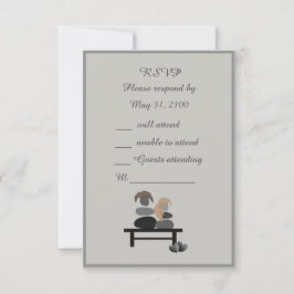 EInternal Stone par Boho bröllop OSA Kort