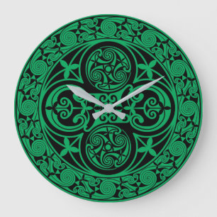 Eire Celtic Irish ambigram Stor Klocka