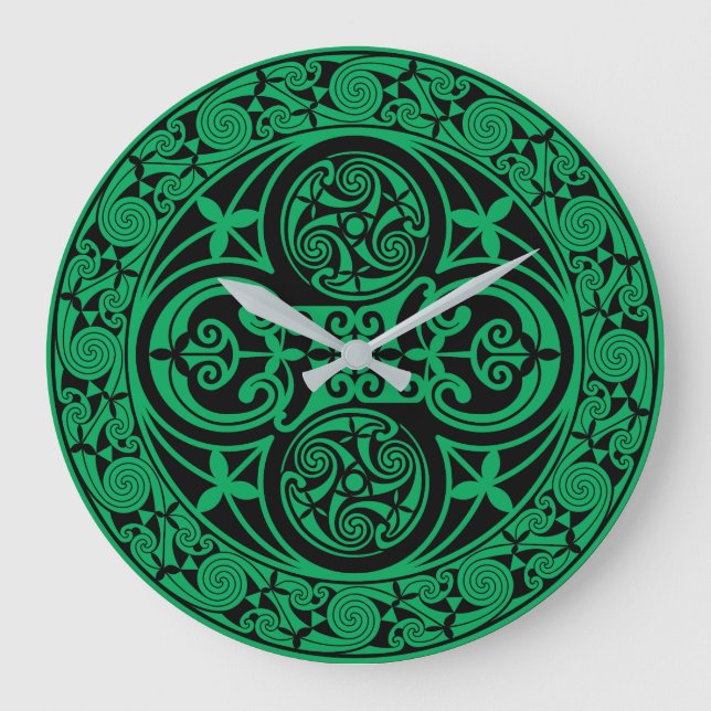 Eire Celtic Irish ambigram Stor Klocka (Framsida)