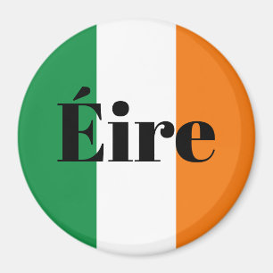 Eire fridge magnet with flagga Ireland