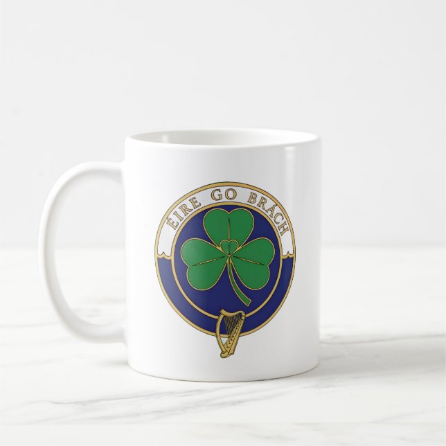 Éire go Brách - Irland för evigt Kaffemugg (Vänster)