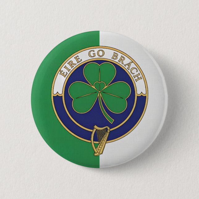 Éire go Brách - Irland för evigt Knapp (Framsida)