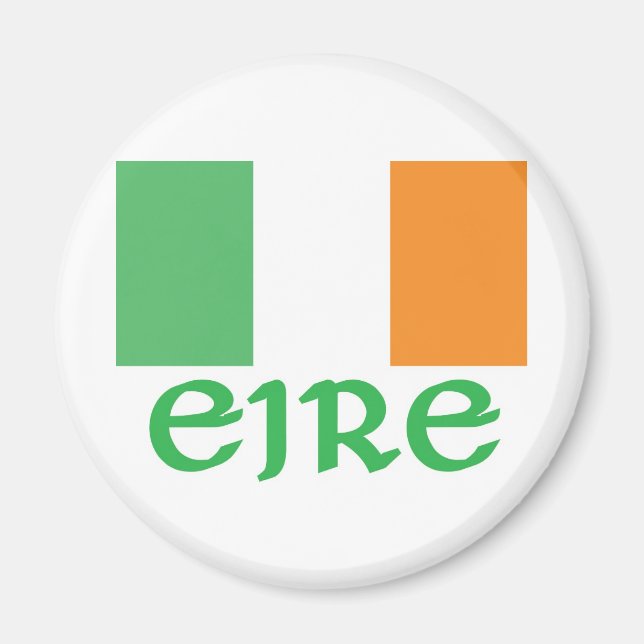 EIRE Irish Flagga Magnet (Framsidan)