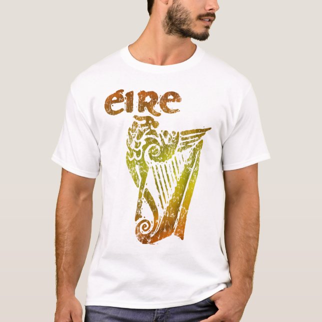 Eire irländsk t skjorta shirt (Framsida)