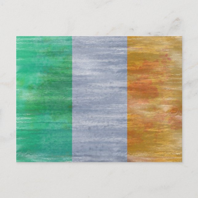 Eire nödlidande flagga vykort (Framsida)