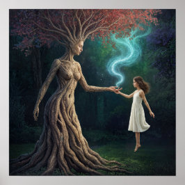 "Eirenes skogskorsning" – En surreal verklighet Poster