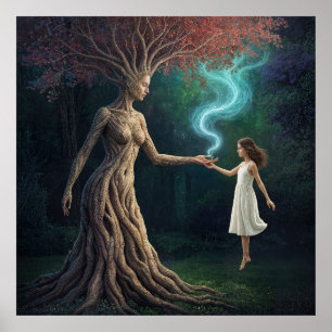 "Eirenes skogskorsning" – En surreal verklighet Poster