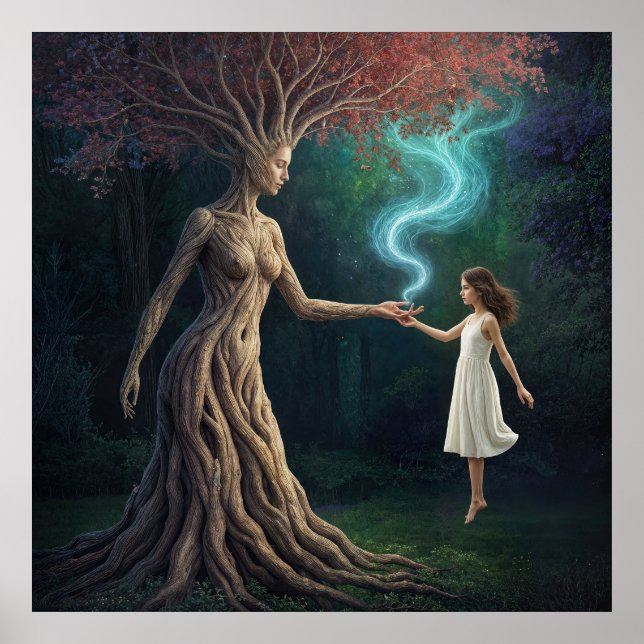 "Eirenes skogskorsning" – En surreal verklighet Poster (Framsidan)