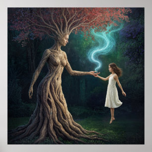 "Eirenes skogskorsning" – En surreal verklighet Poster