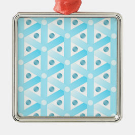 Eis und Schnee Kristalle Julgransprydnad Metall