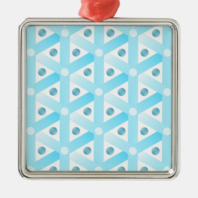 Eis und Schnee Kristalle Julgransprydnad Metall (Framsidan)