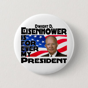 Eisenhower för evigt knapp