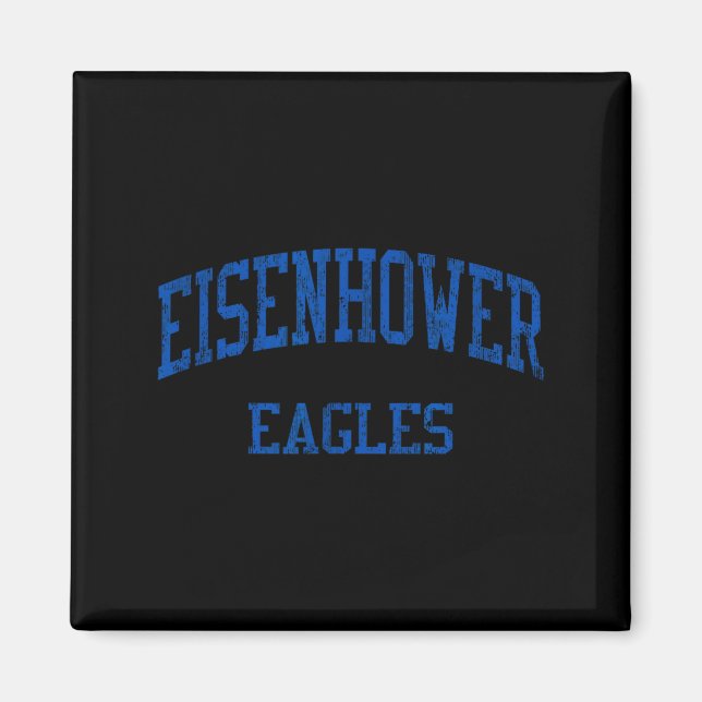 Eisenhower High School Hs Shelby Township Mi Vinta Magnet (Framsidan)