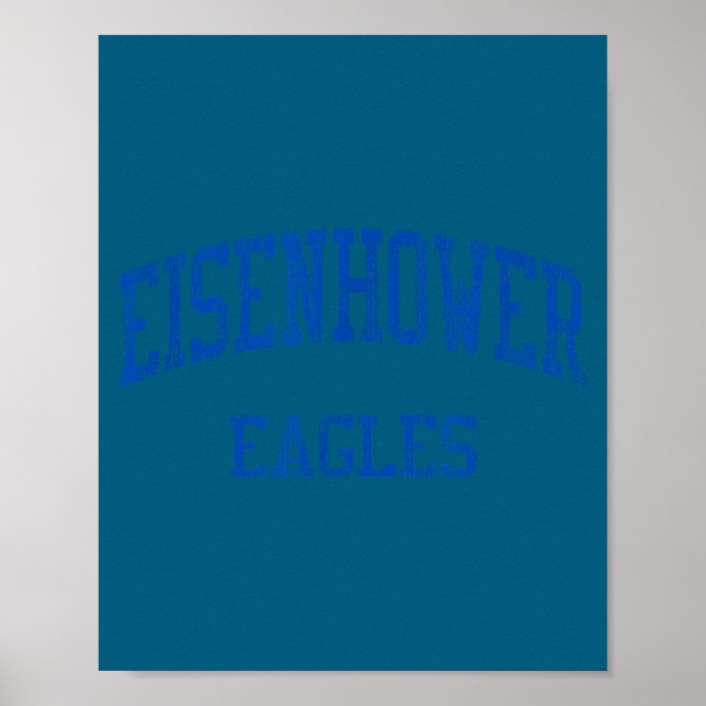 Eisenhower High School Hs Shelby Township Mi Vinta Poster (Framsidan)