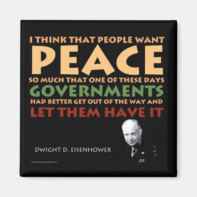 Eisenhower Magnet (Framsidan)