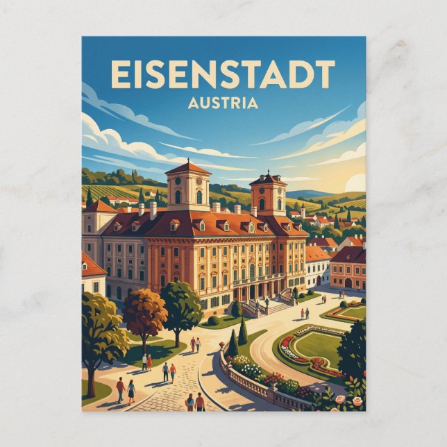 Eisenstadt Österrike Vykort (Framsida)