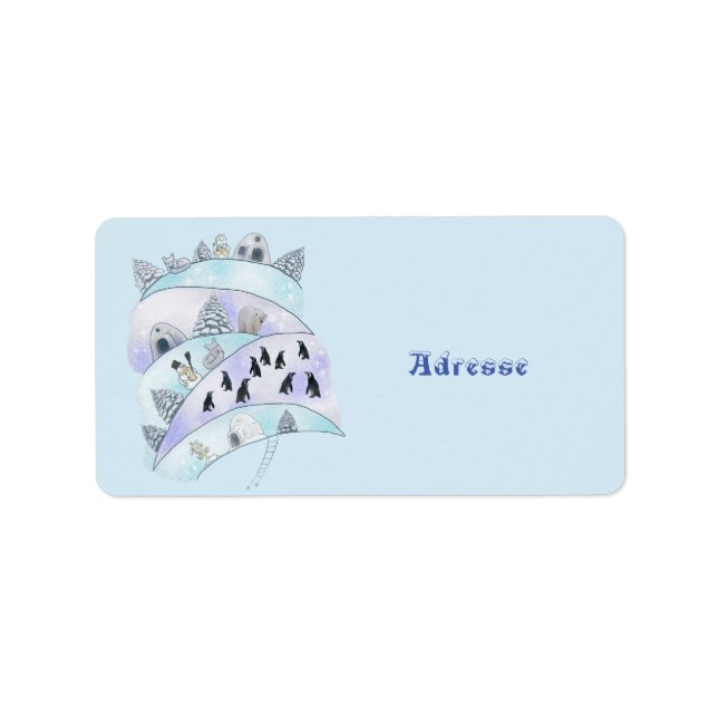 Eisland Baby   Adressetikett (Framsidan)