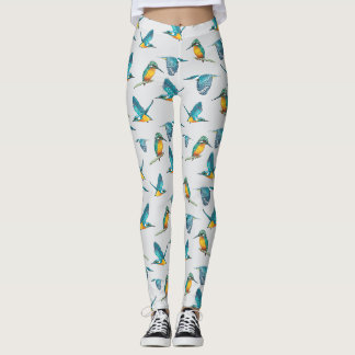 Eisvogel-Muster Leggings