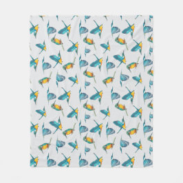 Eisvogel-Muster Leggings Fleecefilt