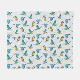 Eisvogel-Muster Leggings Fleecefilt