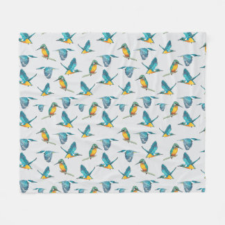 Eisvogel-Muster Leggings Fleecefilt
