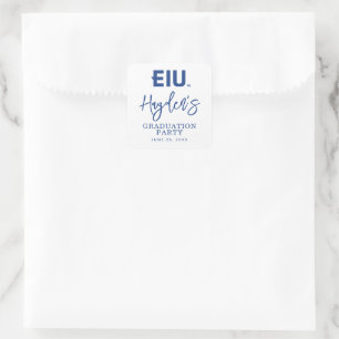 EIU Block Brev Fyrkantigt Klistermärke