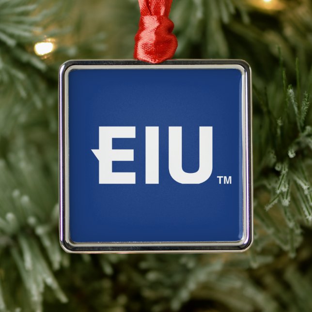 EIU Block Brev Julgransprydnad Metall (Träd)