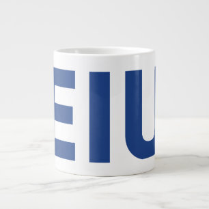 EIU Block Brev Jumbo Mugg