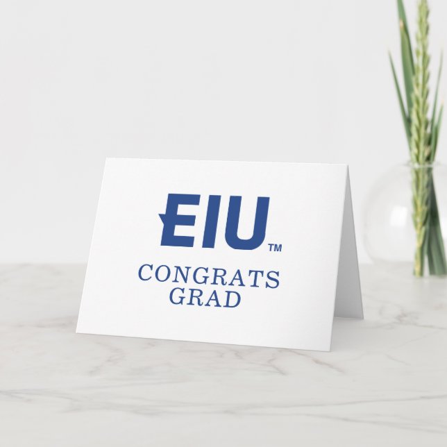 EIU Block Brev Kort (Framsida)