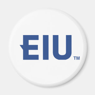 EIU Block Brev Magnet