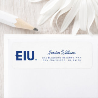 EIU Block Brev Returadress Etikett